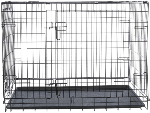 Home Kennel M: 78 × 62 × 55 cm schwarz